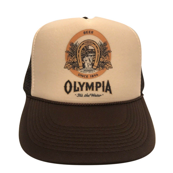 Olympia Beer Hat Snapback Cap | Vintage Style Olympia Beer Trucker Hat