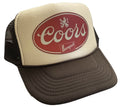 Coors Banquet Red Oval Hat Snapback Cap | Vintage Style Coors Banquet Red Oval Trucker Hat