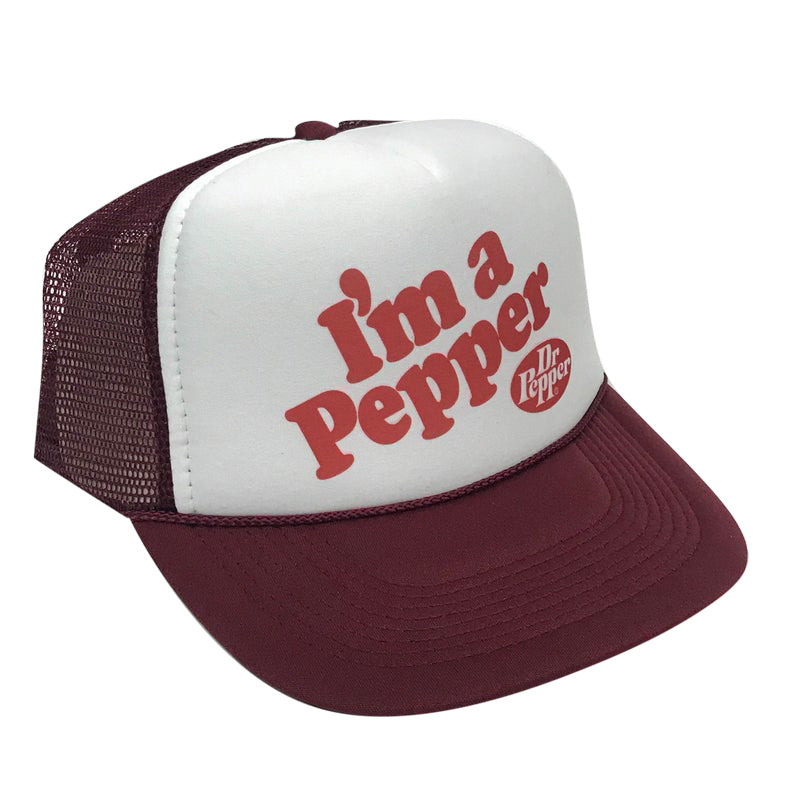 Im a Pepper Hat Snapback Cap | Vintage Style Im a Pepper Trucker Hat