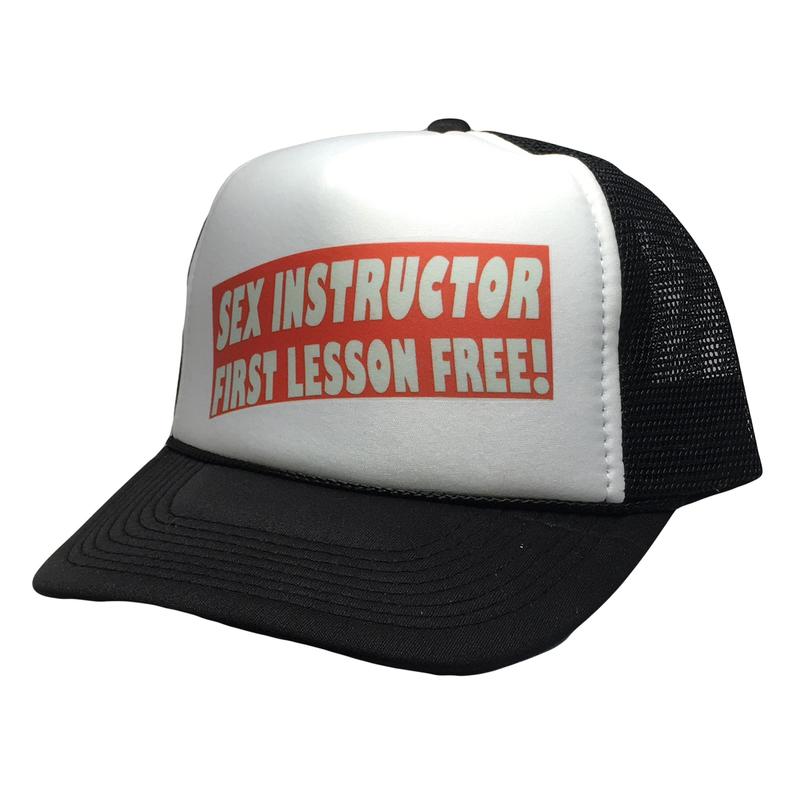 Sex Instructor Hat Snapback Cap | Vintage Style Sex Instructor Trucker Hat