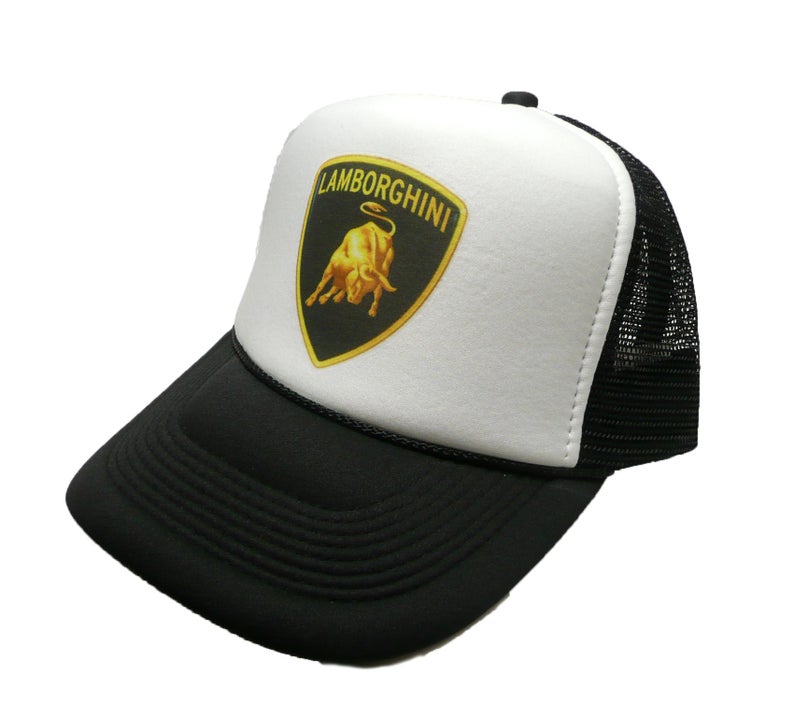 Lamborghini Hat Snapback Cap | Vintage Style Lamborghini Trucker Hat