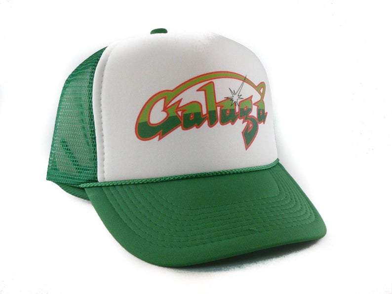 Galaga Hat Snapback Cap | Vintage Style Galaga Trucker Hat