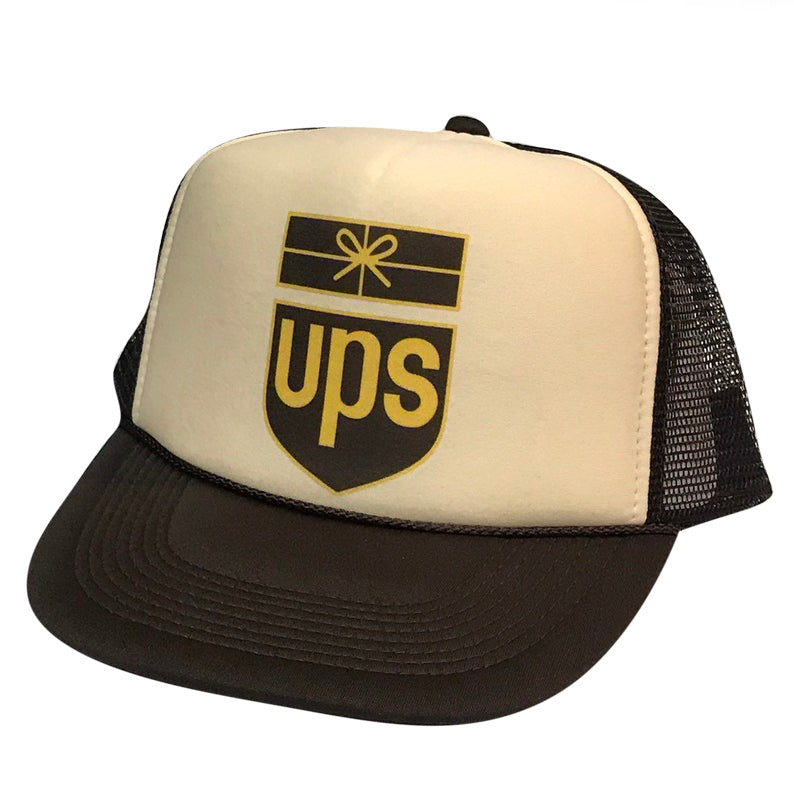 UPS Hat Snapback Cap | Vintage Style UPS Trucker Hat