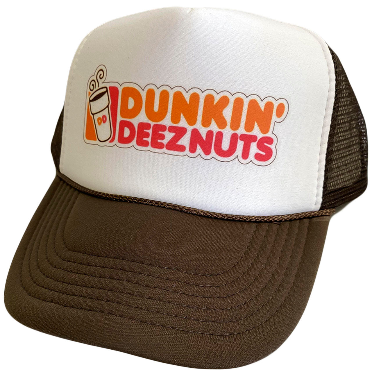 Dunkin Deeznuts Hat Snapback Cap | Vintage Style Dunkin Deeznuts Trucker Hat