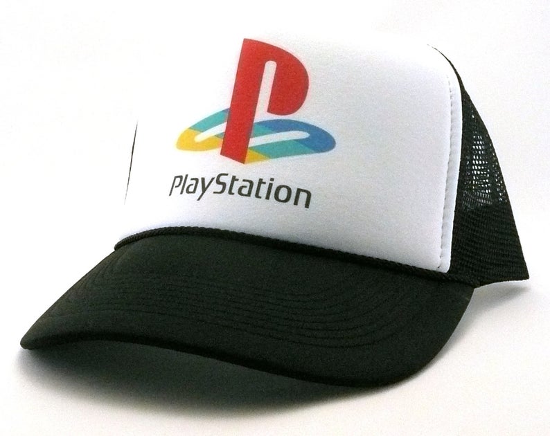 PlayStation Hat Snapback Cap | Vintage Style PlayStation Trucker Hat