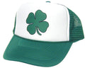 Green Clover Hat Snapback Cap | Vintage Style Green Clover Trucker Hat