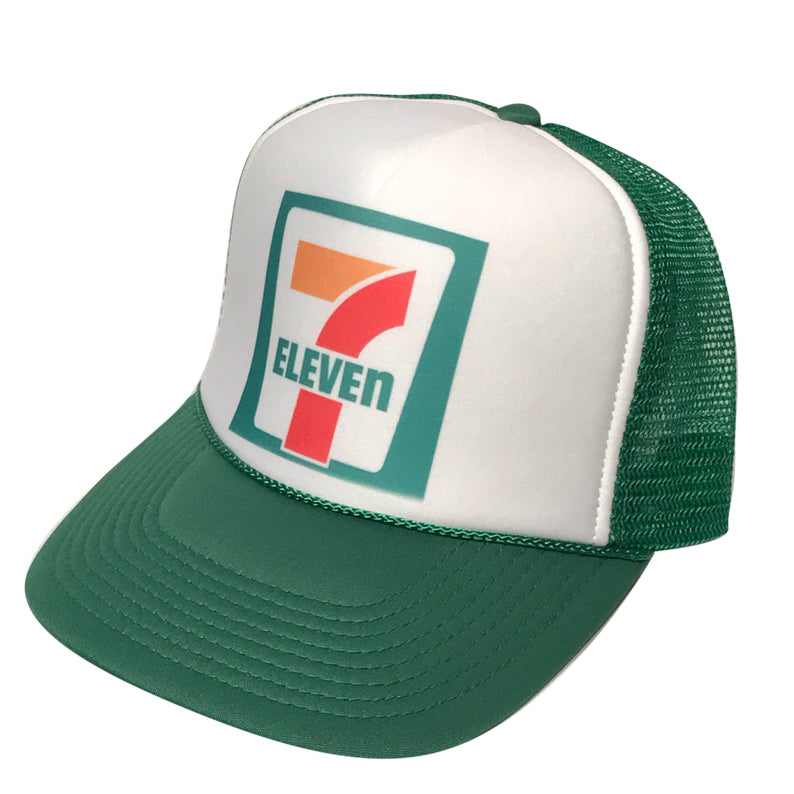7-Eleven Hat Snapback Cap | Vintage Style 7-Eleven Trucker Hat
