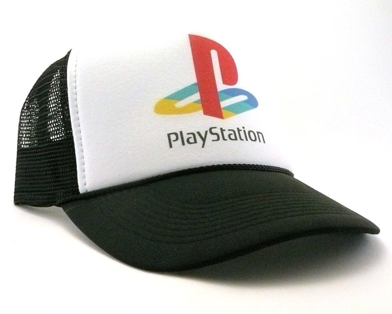 PlayStation Hat Snapback Cap | Vintage Style PlayStation Trucker Hat
