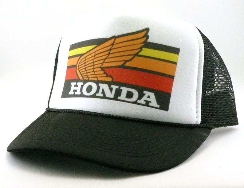 Honda Hat Snapback Cap | Vintage Style Honda Trucker Hat