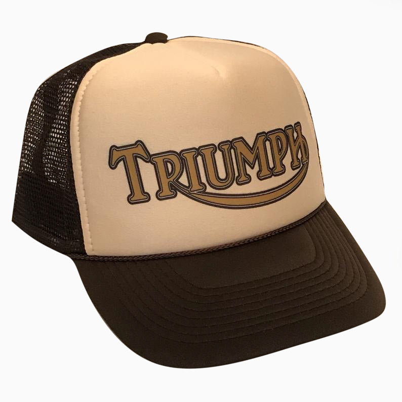 Triumph Hat Snapback Cap | Vintage Style Triumph Trucker Hat