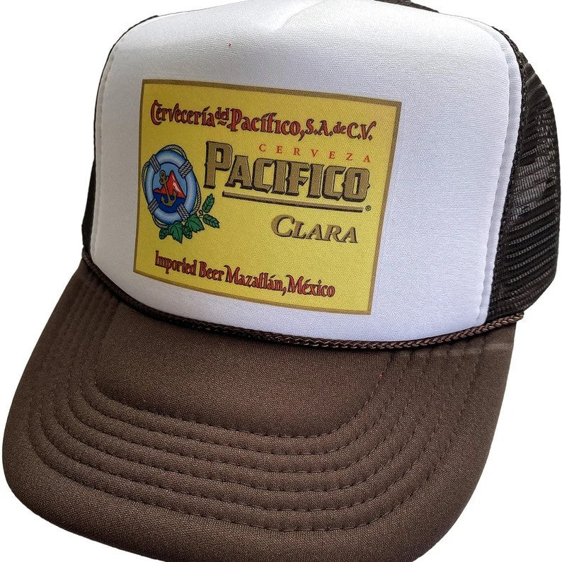 Pacifico Clara Hat Snapback Cap | Vintage Style Pacifico Clara Trucker Hat