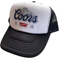 Coors Banquet Black Hat Snapback Cap | Vintage Style Coors Banquet Black Trucker Hat