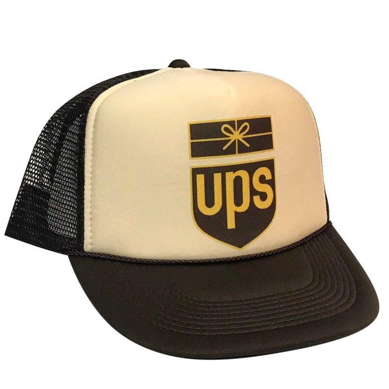 UPS Hat Snapback Cap | Vintage Style UPS Trucker Hat