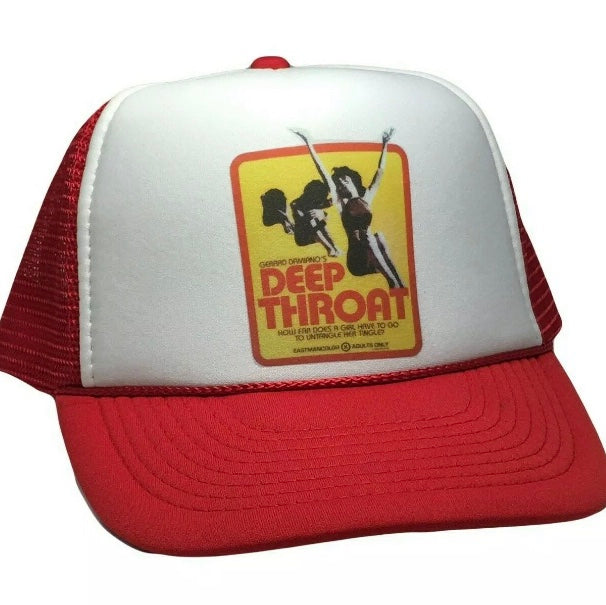 Deep Throat Hat Snapback Cap | Vintage Style Deep Throat Trucker Hat