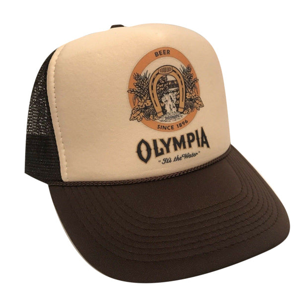Olympia Beer Hat Snapback Cap | Vintage Style Olympia Beer Trucker Hat