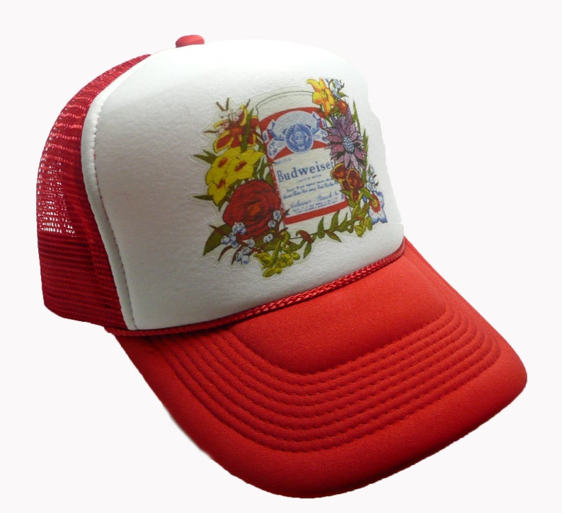 Budweiser Hat Snapback Cap | Vintage Style Budweiser Trucker Hat