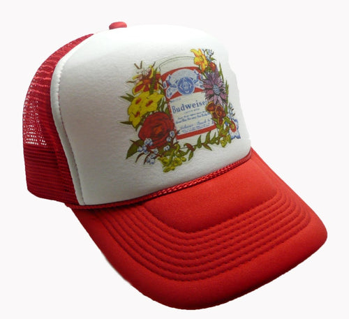 Budweiser Hat Snapback Cap | Vintage Style Budweiser Trucker Hat