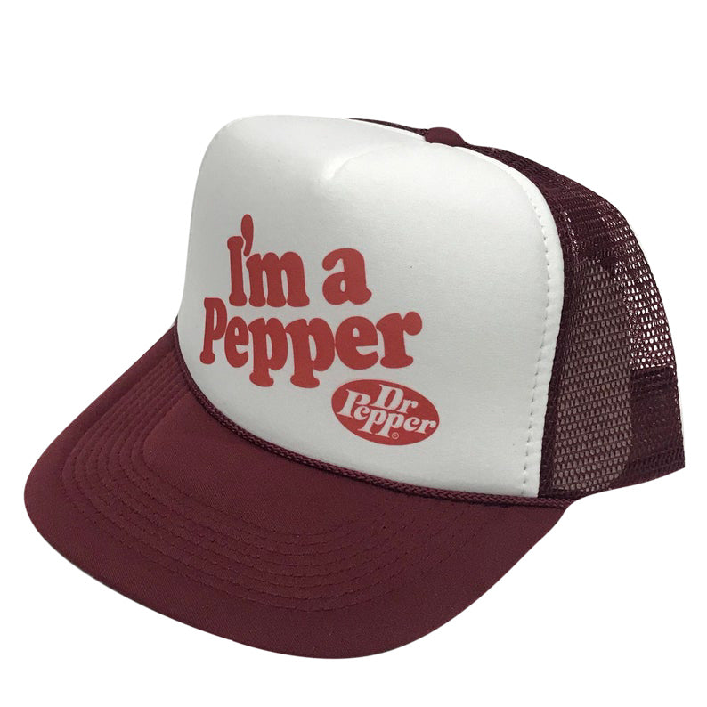 Im a Pepper Hat Snapback Cap | Vintage Style Im a Pepper Trucker Hat