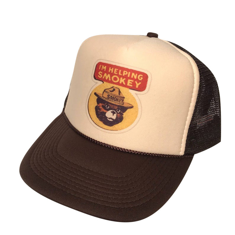 Im Helping Smokey Hat Snapback Cap | Vintage Style Im Helping Smokey Trucker Hat