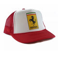 Ferrari Hat Snapback Cap | Vintage Style Ferrari Trucker Hat
