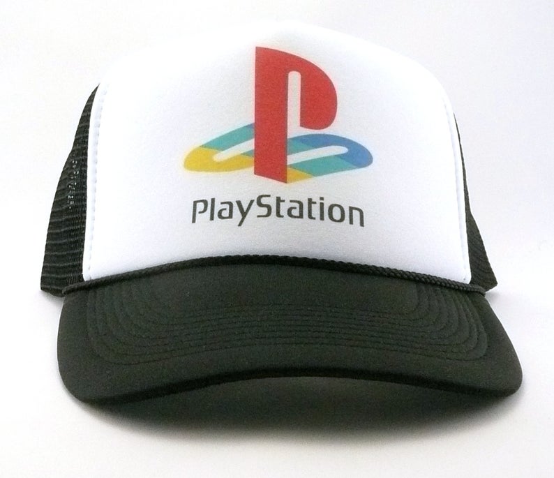 PlayStation Hat Snapback Cap | Vintage Style PlayStation Trucker Hat