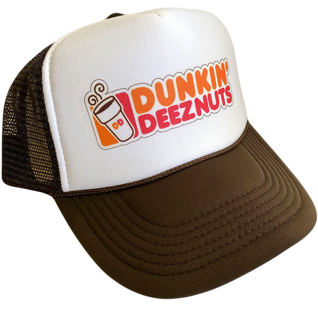 Dunkin Deeznuts Hat Snapback Cap | Vintage Style Dunkin Deeznuts Trucker Hat
