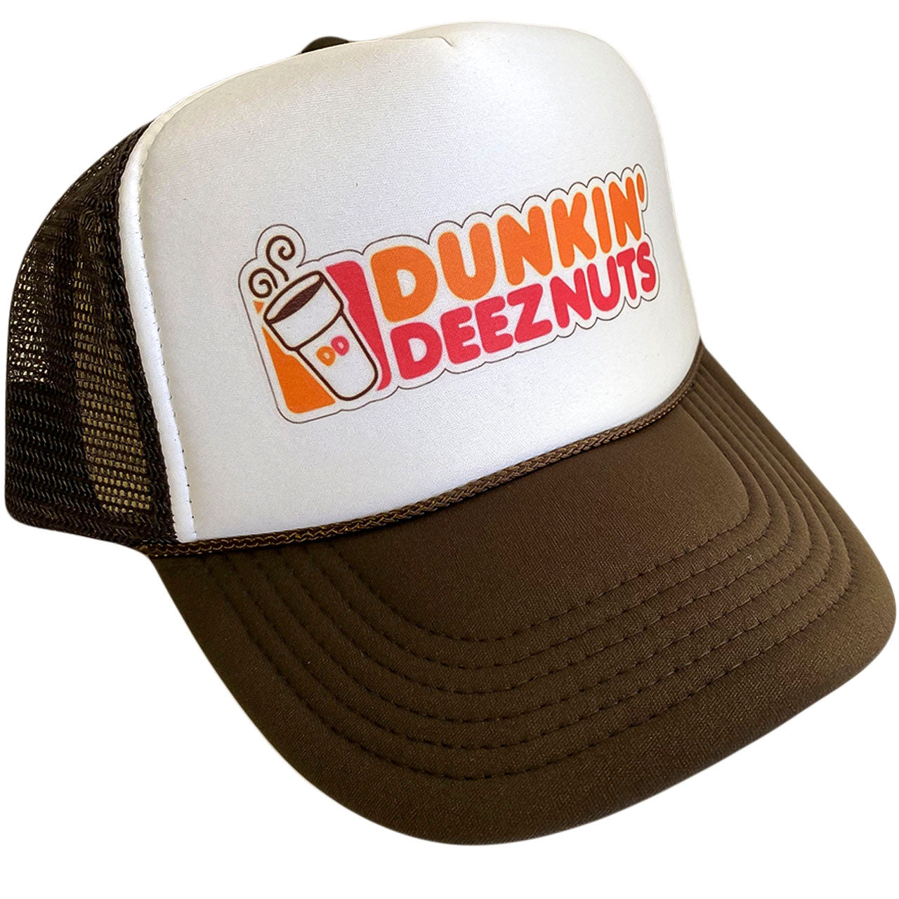 Dunkin Deeznuts Hat Snapback Cap | Vintage Style Dunkin Deeznuts Trucker Hat