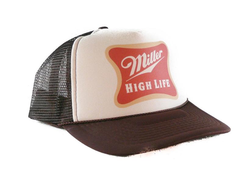 Miller High Life Hat Snapback Cap | Vintage Style Miller High Life Trucker Hat
