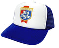Old Style Beer Hat Snapback Cap | Vintage Style Old Style Beer Trucker Hat