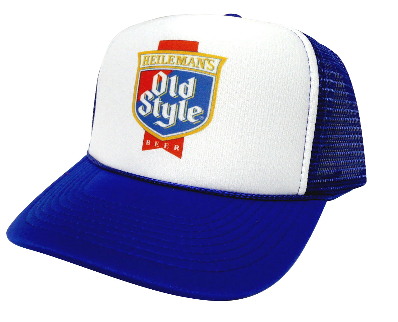 Old Style Beer Hat Snapback Cap | Vintage Style Old Style Beer Trucker Hat