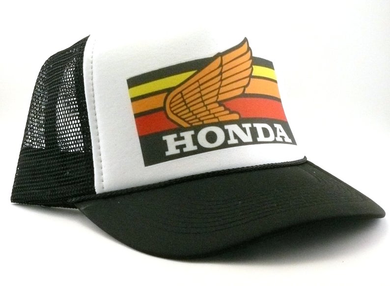 Honda Hat Snapback Cap | Vintage Style Honda Trucker Hat