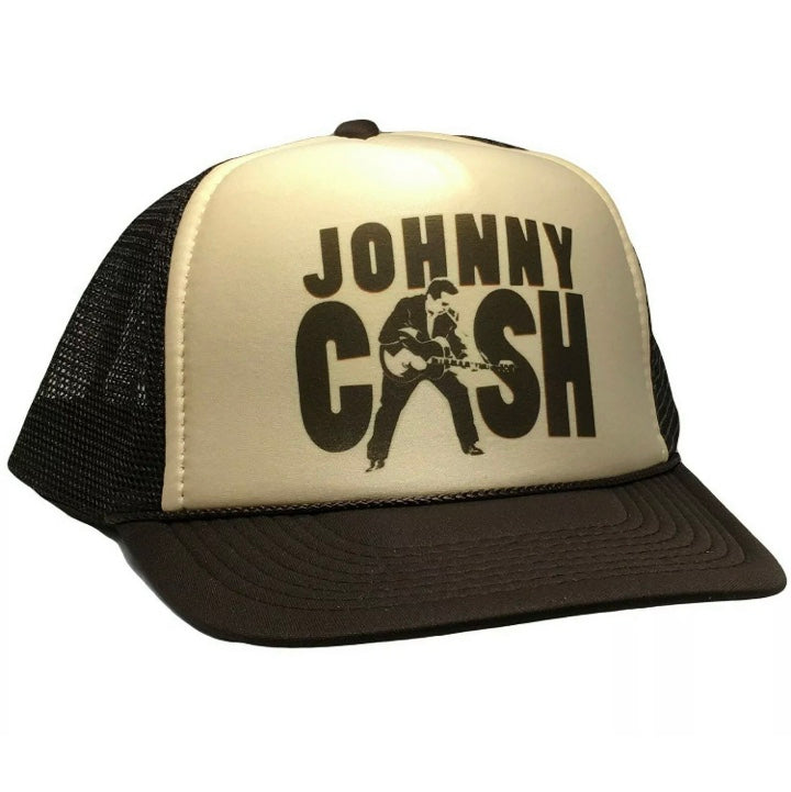 Johnny Cash Hat Snapback Cap | Vintage Style Johnny Cash Trucker Hat
