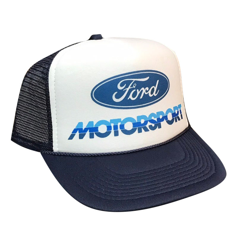 Ford Motorsport Hat Snapback Cap | Vintage Style Ford Motorsport Trucker Hat