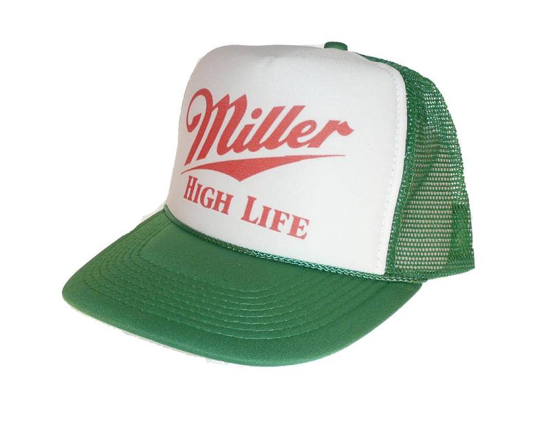 Miller High Life Hat Snapback Cap | Vintage Style Miller High Life Trucker Hat