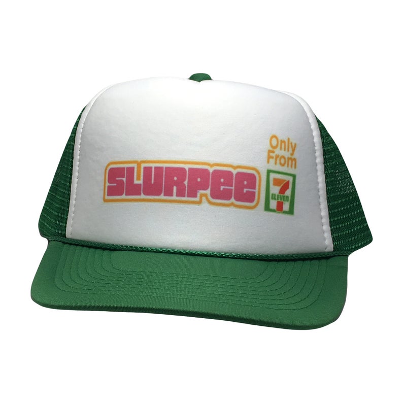 7-Eleven Slurpee Hat Snapback Cap | Vintage Style 7-Eleven Slurpee Trucker Hat