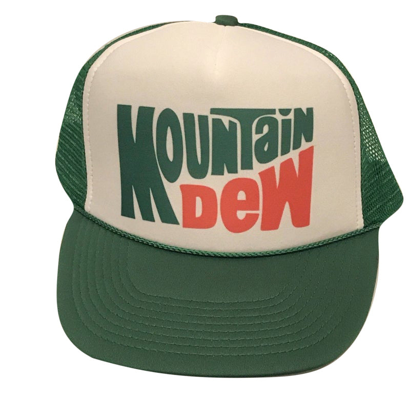 Mountain Dew Hat Snapback Cap | Vintage Style Mountain Dew Trucker Hat