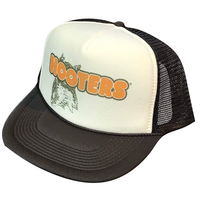 Hooters Black Hat Snapback Cap | Vintage Style Hooters Black Trucker Hat