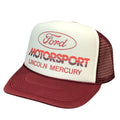 Ford Motorsport Lincoln Mercury Hat Snapback Cap | Vintage Style Ford Motorsport Lincoln Mercury Trucker Hat