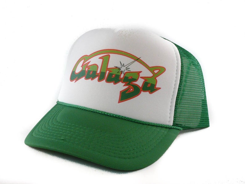 Galaga Hat Snapback Cap | Vintage Style Galaga Trucker Hat