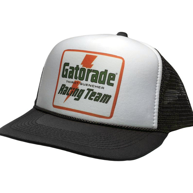 Gatorade Racing Team Hat Snapback Cap | Vintage Style Gatorade Racing Team Trucker Hat