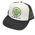 NERD Black Hat Snapback Cap | Vintage Style NERD Black Trucker Hat