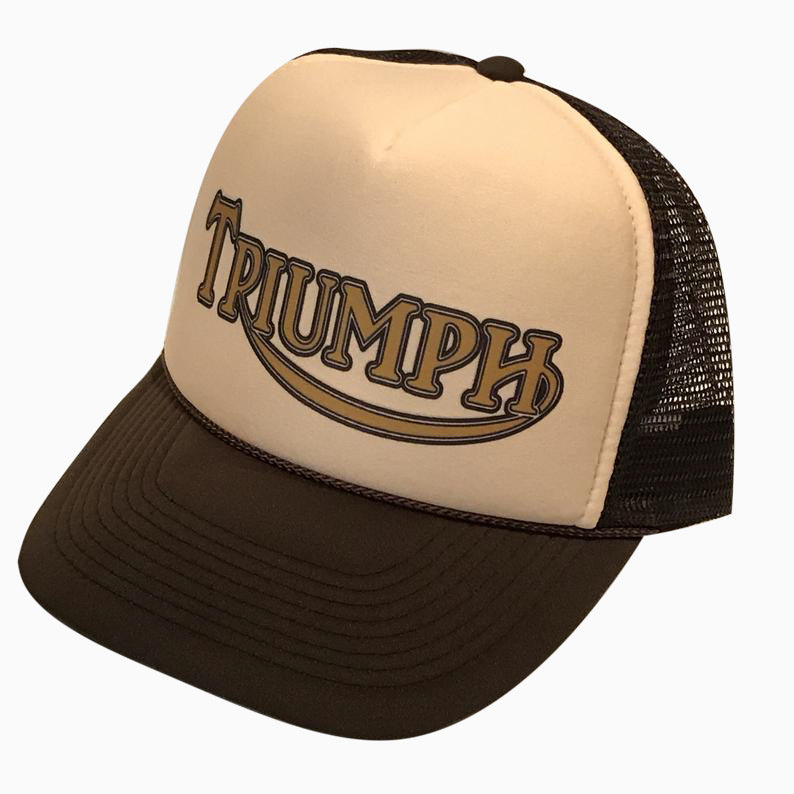 Triumph Hat Snapback Cap | Vintage Style Triumph Trucker Hat