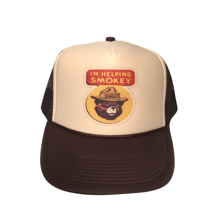 Im Helping Smokey Hat Snapback Cap | Vintage Style Im Helping Smokey Trucker Hat