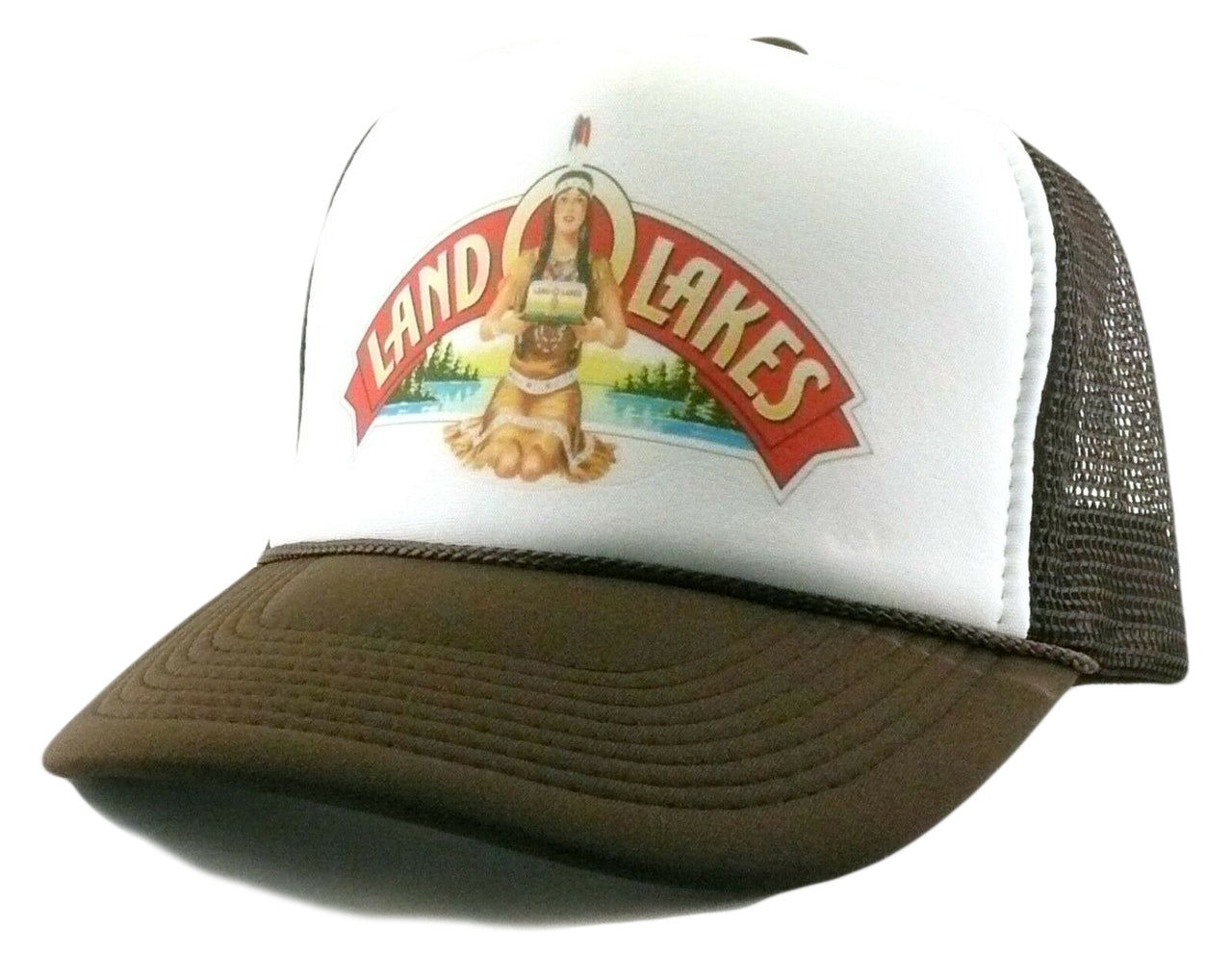 Land O Lakes Hat Snapback Cap | Vintage Style Land O Lakes Trucker Hat