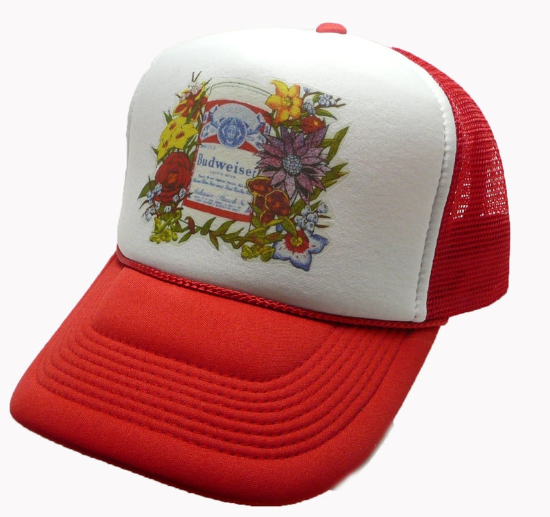 Budweiser Hat Snapback Cap | Vintage Style Budweiser Trucker Hat